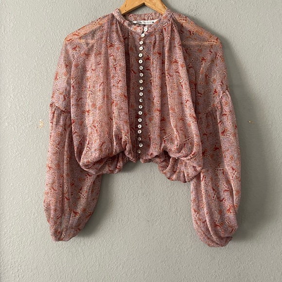 Zara Paisley Top‎ - Picture 10 of 13